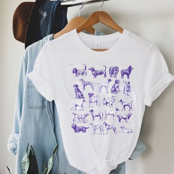 Tops - Vintage Dog Shirt, Dog Mom Shirt, Dog Breed Shirt, Dog Mom Gift